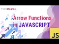 JavaScript Crash Course for Beginners Arrow Functions MicroDegree
