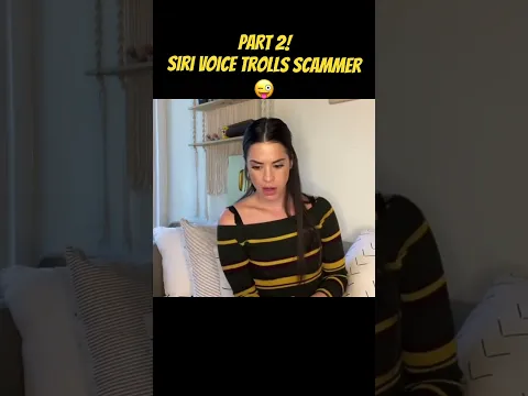 Part 2! Siri Voice Trolls Scammer 😜#irlrosie