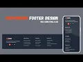 Build a Website Footer Design Using HTML CSS Step-by-Step Tutorial
