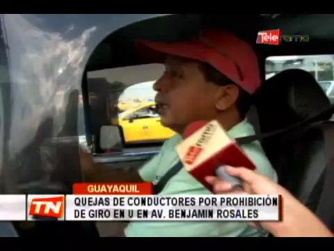 Quejas de conductores por prohibición de giro en la U en av. Benjamin Rosales