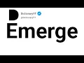 Emerge Antonyms Opposite Words