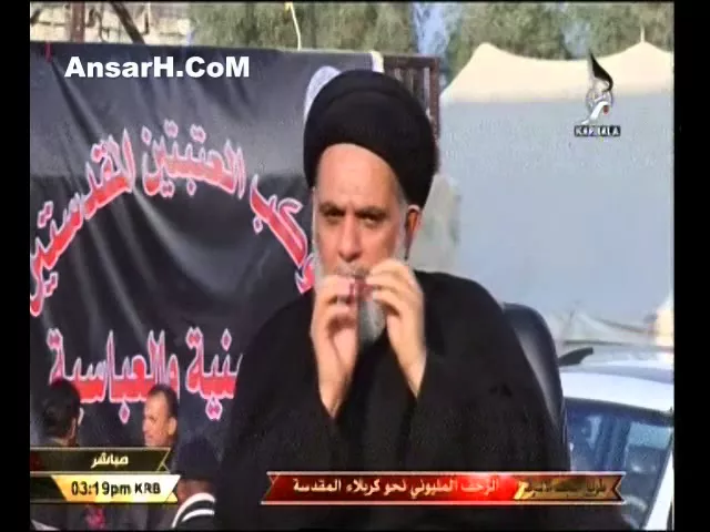 ⁣لقاء حول زيارة الاربعين سماحة السيد احمد الاشكوري يوم 14 صفر 1437 هـ