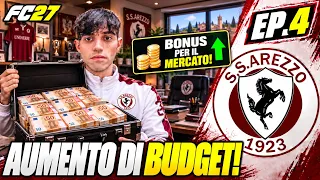 AUMENTO DI BUDGET e TOP PLAYER CLAMOROSO IN ARRIVO! - FC 27 CARRIERA ALLENATORE AREZZO EP.4