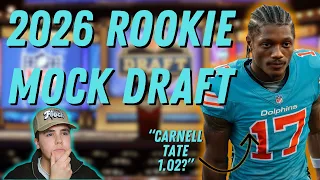 2026 ROOKIE MOCK DRAFT 1 0 With Landing Spots
