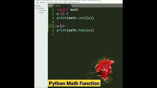 Python Math Function Python Tutorial