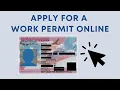 How to apply for a work permit ONLINE as an asylum seeker