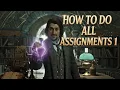 Hogwarts legacy All Assignments 1 gameplay walkthrough PS5