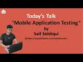 Mobile Application Testing Interview Questions Answer Android iOS Native React Native Flutter