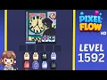 Pixel Flow Level 1592 Solution Walkthrough