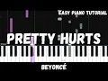 Beyonce - Pretty Hurts Easy Piano Tutorial