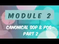 Module 2 - Canonical Form SOP POS 2