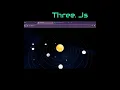 How to build 3d solar system Three js Html CSS JavaScript
