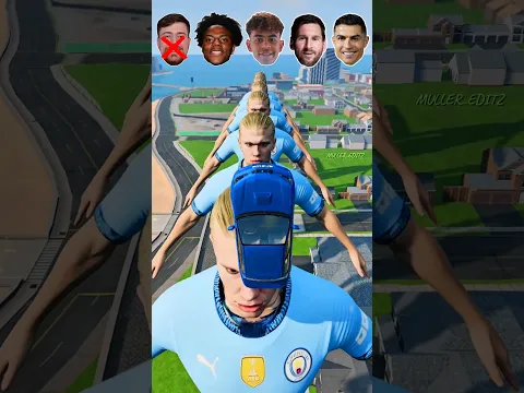 πRONALDO vs MESSI vs YAMAL vs I SHOW SPEED π₯ #beamngdrive