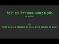 Top 50 Python Coding Questions for Beginners -Print Pascal s Triangle upto a Given Number of Rows