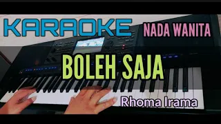 karaoke boleh saja rhoma irama nada wanita