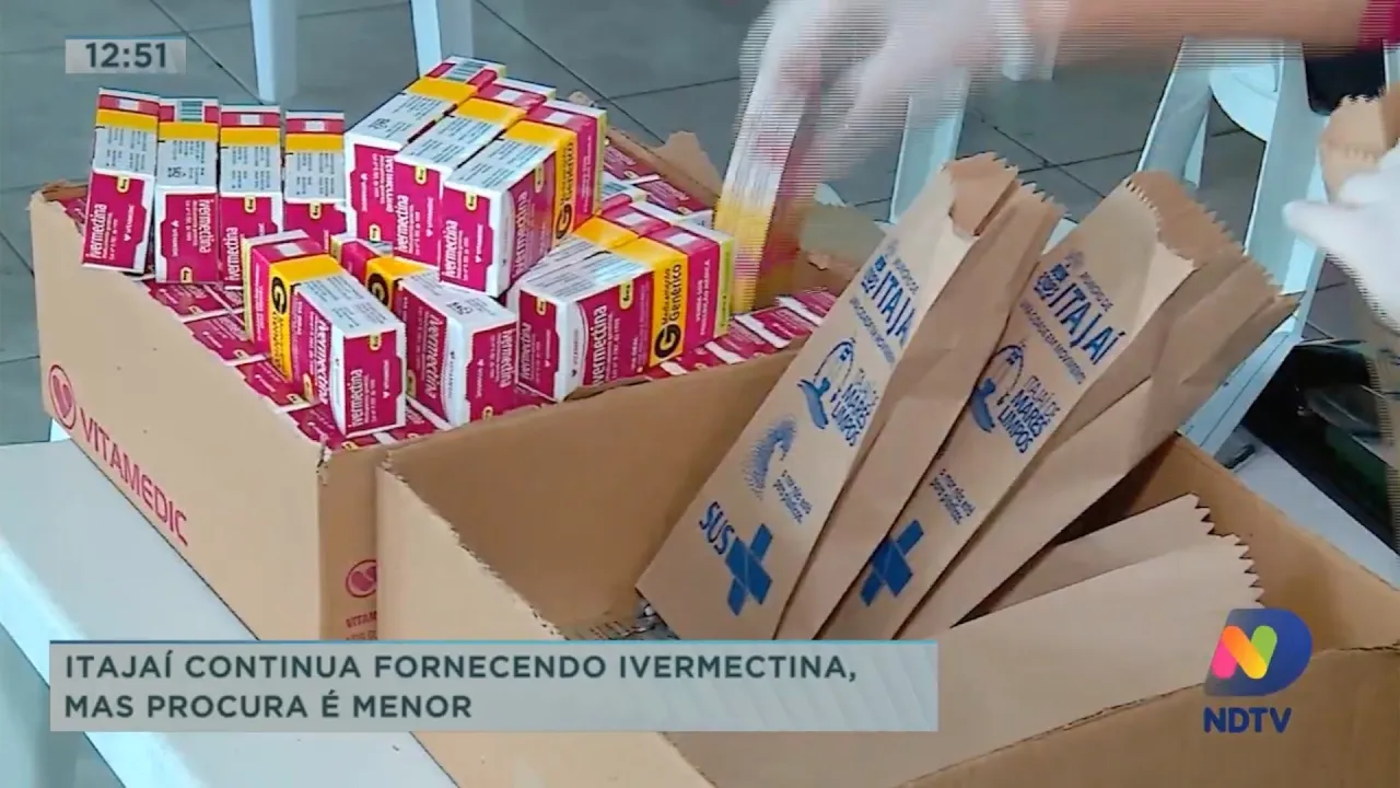 Itajaí continua fornecendo ivermectina