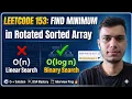 LeetCode 153 - Find Minimum in Rotated Sorted Array Binary Search C Solution