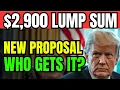 2 900 Lump-Sum Payment Congress Proposes NEW BILL