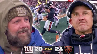 4TH QUARTER CALEB Giants vs Bears CRAZY ENDING