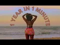 1 year in 1 minute
