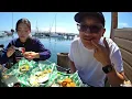 Fresh Seafood at Tognazzini s Dockside Restaurant Morro Bay California