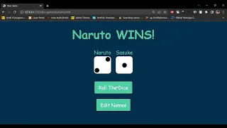 Dice Roll Game JavaScript Project