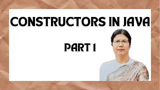 Java Constructor Program Explanation Object Creation Default Values Access Specifier ICSE