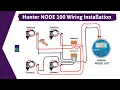 Hunter NODE 100 Irrigation Sprinkler Controller Wiring Diagram Installation I Easy Garden Irrigation