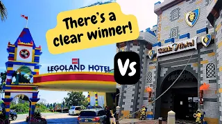 The LEGOLAND Hotel vs Castle Hotel - Side by Side Comparison