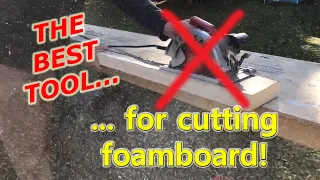 What is the best tool for cutting foam insulation