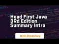 Head first java 3rd edition summary intro