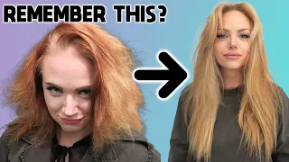 How I grew my hair 8 INCHES in 1 year by * accident *