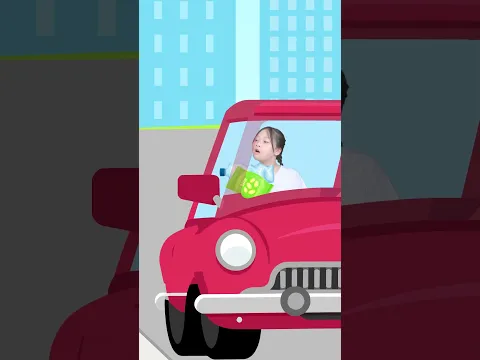 Bé học tiếng Anh qua tình huống: Mimi vứt rác bừa bãi - Don't Throw Garbage on the Road! #short