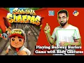 Playing Subway Surfers Game with Body Gestures using Pose Detection Mediapipe OpenCV Python