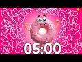 5 Minute Timer Bomb Countdown Pink Cute Donut