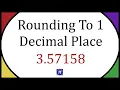 Rounding To 1 Decimal Place
