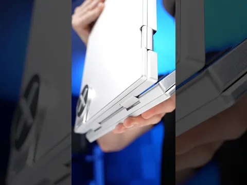 This laptop has three screens