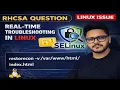 Q 8 Apache Can t Read Website Files SELinux httpd - sys