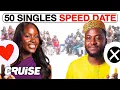 50 Singles go SPEED DATING