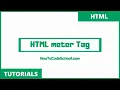 HTML meter Tag HowToCodeSchool com