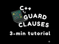 3 MINUTES WITH C GUARD CLAUSES WRITE CODE CLEANER