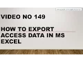 Learn MS Access - 149