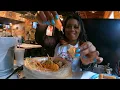 Eating Seafood boil at The Captain Krab in Harrisburg PA