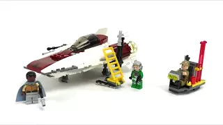 LEGO Star Wars Set 75175 - A-Wing Starfighter - Unboxing & Review deutsch