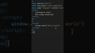 Creating an alert box using JavaScript
