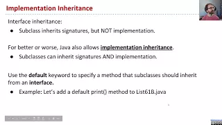 Inheritance1 6 Implementation Inheritance and Default Methods