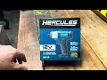 Hercules 12 volt cordless impact driver - unboxing and test
