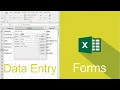 How To Create Data Entry Forms In Excel No VBA
