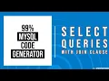 Learning MySQL SELECT Query - Super fast coding