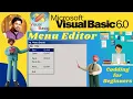 Menu Editor in visual basic 6 0 Rajarampur YCTC